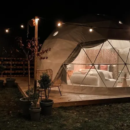 Romantische Glamping Dome Koksijde - Duiniek Exterior foto